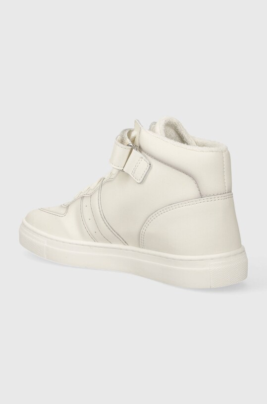 Хлопчик Дитячі шкіряні кросівки Emporio Armani XYZ013.XOI76 бежевий
