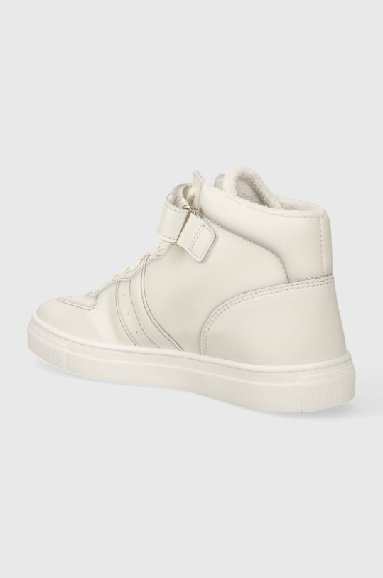 Chlapec Detské kožené tenisky Emporio Armani XYZ013.XOI76 béžová