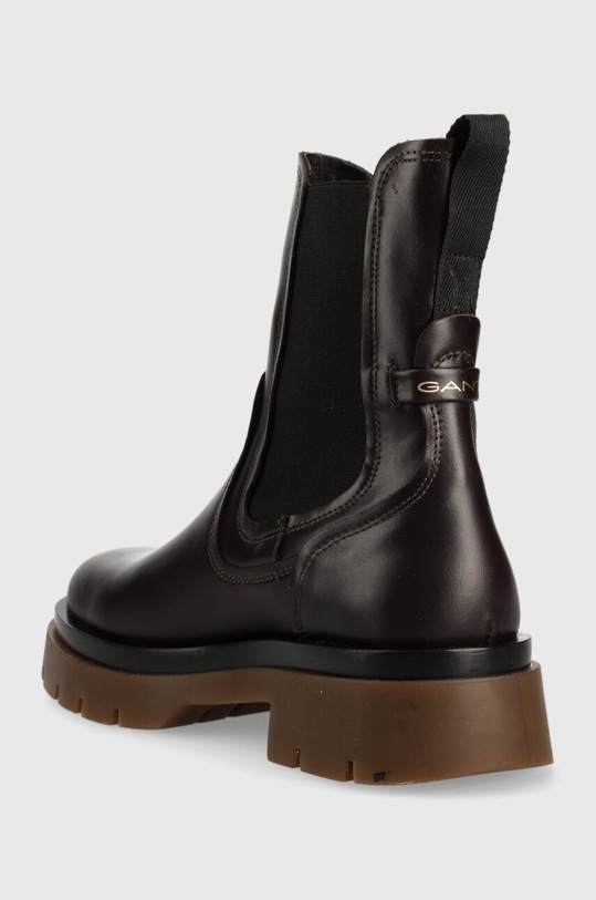 Boty Kožené kotníkové boty Gant Meghany 25551429.G46 hnědá