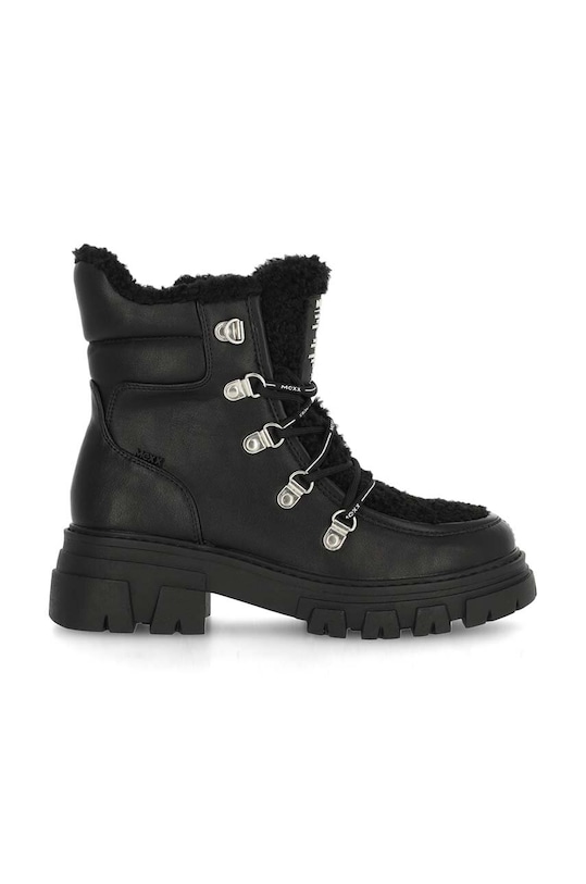 Μποτάκια εργασίας Mexx Kold απομίμηση λείου δέρματος μαύρο MXTY020601W