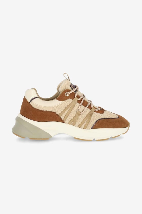 Mexx sneakersy Moana tekstylny brązowy MXK046201W