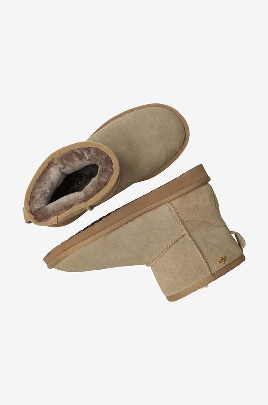 Mexx śniegowce zamszowe Bobby Jane MXCH021602W beżowy