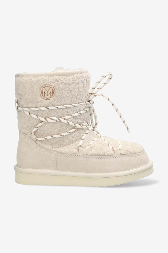 Snehule Mexx Melo Moon semišová koža biela MXCH020901W