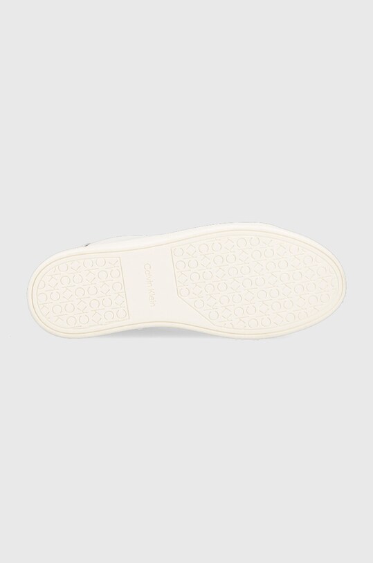 Кожаные кроссовки Calvin Klein CLEAN CUP LACE UP-NA HW0HW01592 белый