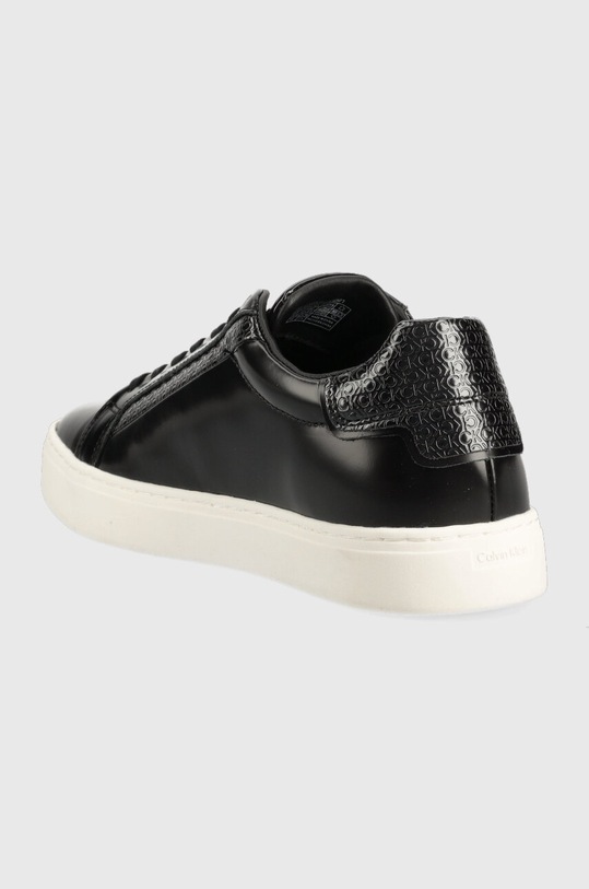 Obuwie Calvin Klein sneakersy skórzane CLEAN CUP LACE UP-NA HW0HW01592 czarny