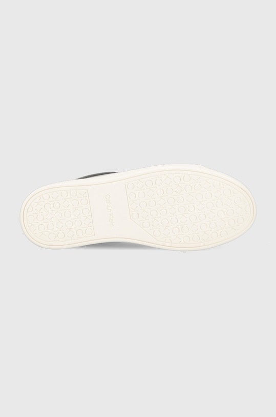 Calvin Klein sneakersy skórzane CLEAN CUP LACE UP-NA HW0HW01592 czarny