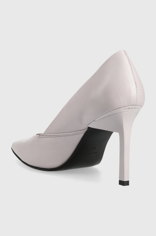 Boty Kožené lodičky Calvin Klein GEO STILETTO PUMP 90 HW0HW01769 fialová