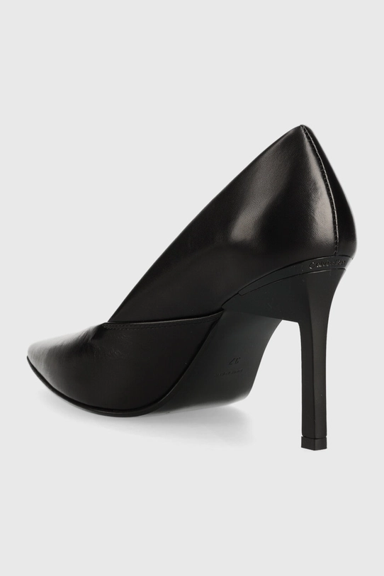 Boty Kožené lodičky Calvin Klein GEO STILETTO PUMP 90 HW0HW01769 černá