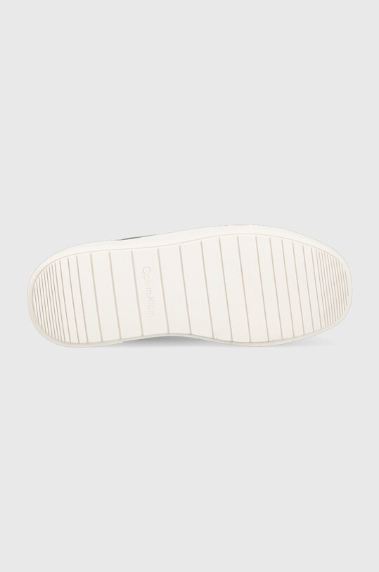 Кожени маратонки Calvin Klein SQUARED FLATFORM CUP HW0HW01775 черен
