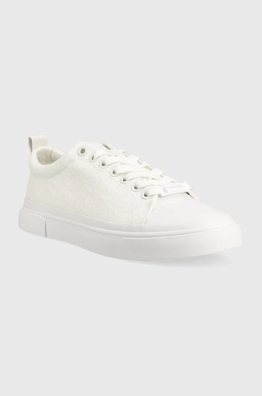 Tenisky Calvin Klein VULC LACE UP - MONO HW0HW01777 biela AW23
