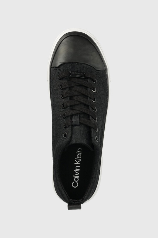 Tenisky Calvin Klein VULC LACE UP - MONO černá HW0HW01777