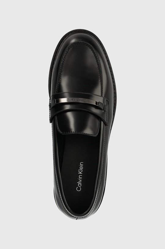 Calvin Klein mokasyny RUBBER SOLE LOAFER W czarny HW0HW01791
