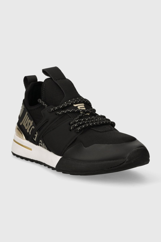 Just Cavalli sneakersy 75RA3SD3ZS990PL9 czarny AW23