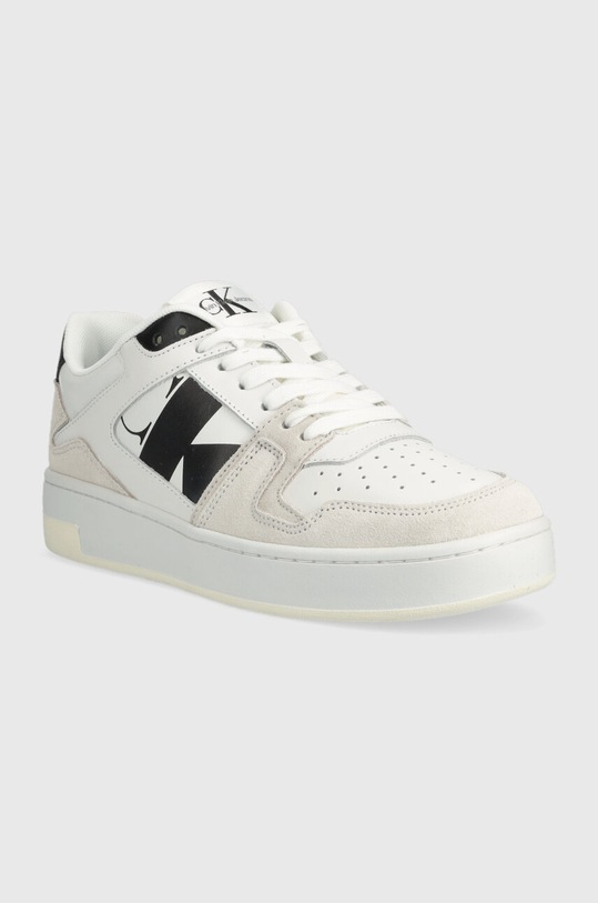 Tenisky Calvin Klein Jeans BASKET CUPSOLE LACEU YW0YW01051 bílá AW23
