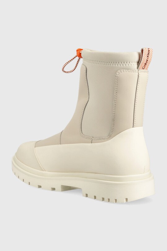 Obuv Topánky chelsea Calvin Klein Jeans CHUNKY COMBAT CHELSE YW0YW01065 béžová