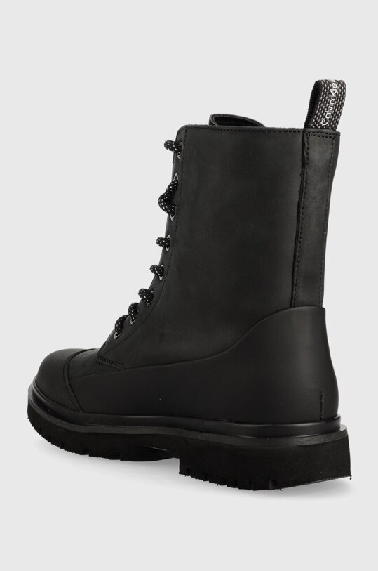 Cipők Calvin Klein Jeans bokacsizma CHUNKY COMBAT LACEUP YW0YW01066 fekete
