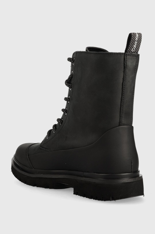 Obuwie Calvin Klein Jeans botki CHUNKY COMBAT LACEUP YW0YW01066 czarny