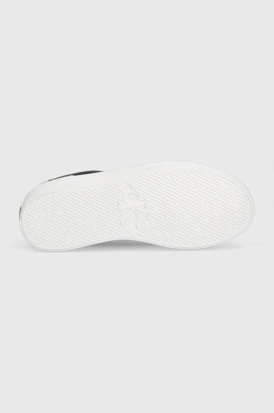 Шкіряні кросівки Calvin Klein Jeans VULC FLATFORM LACEUP YW0YW01222 чорний