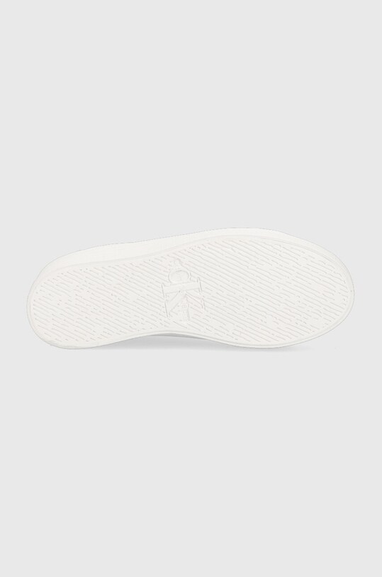 Шкіряні кросівки Calvin Klein Jeans VULC FLATFORM LACEUP YW0YW01223 білий