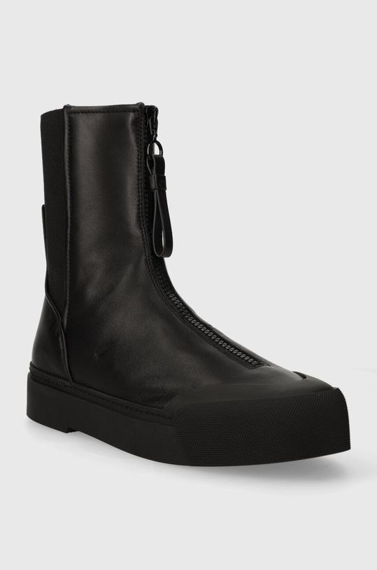 Nízké kozačky Emporio Armani X3N172.XN896.K001 černá AW23