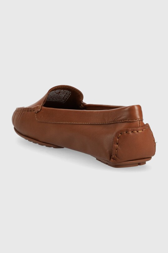 Obuwie Tommy Hilfiger mokasyny skórzane ESSENTIAL CHIC MOCASSIN FW0FW07224 brązowy