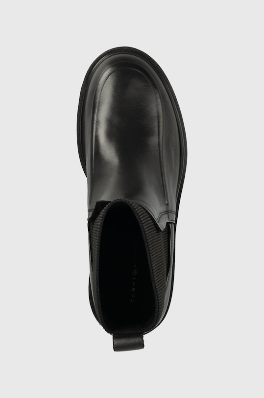 Шкіряні черевики Tommy Hilfiger FEMININE SEASONAL чорний FW0FW07227