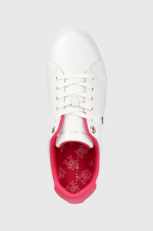 Кожаные кроссовки Tommy Hilfiger ELEVATED ESSENTIAL COURT SNEAKER белый FW0FW07377