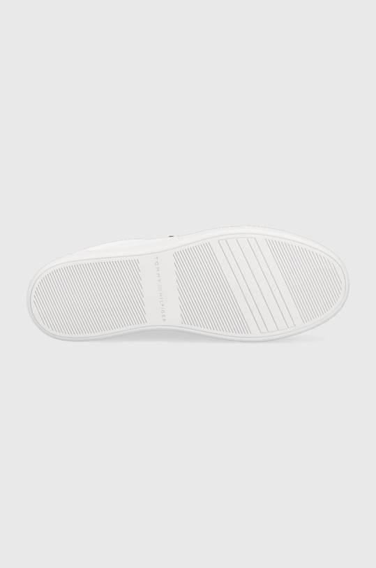 Kožené tenisky Tommy Hilfiger ELEVATED ESSENTIAL COURT SNEAKER FW0FW07377 biela