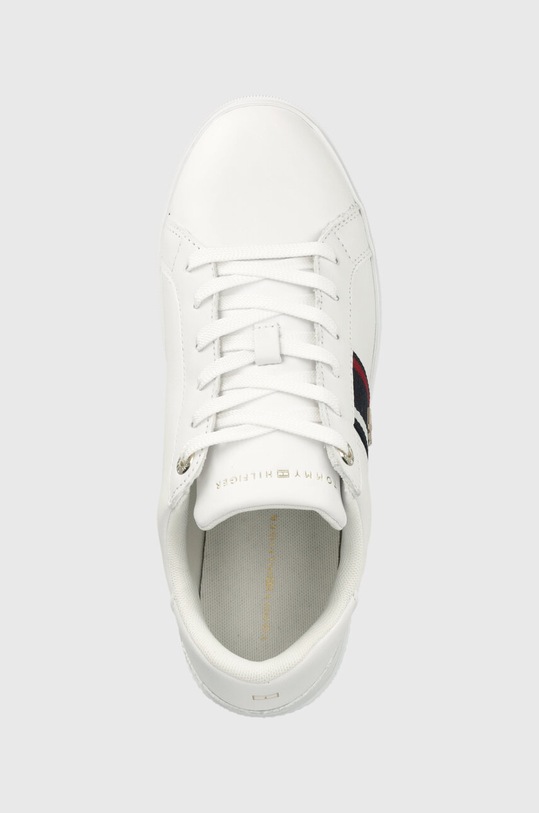 Tommy Hilfiger sneakers in pelle CORP WEBBING SNEAKER bianco FW0FW07379