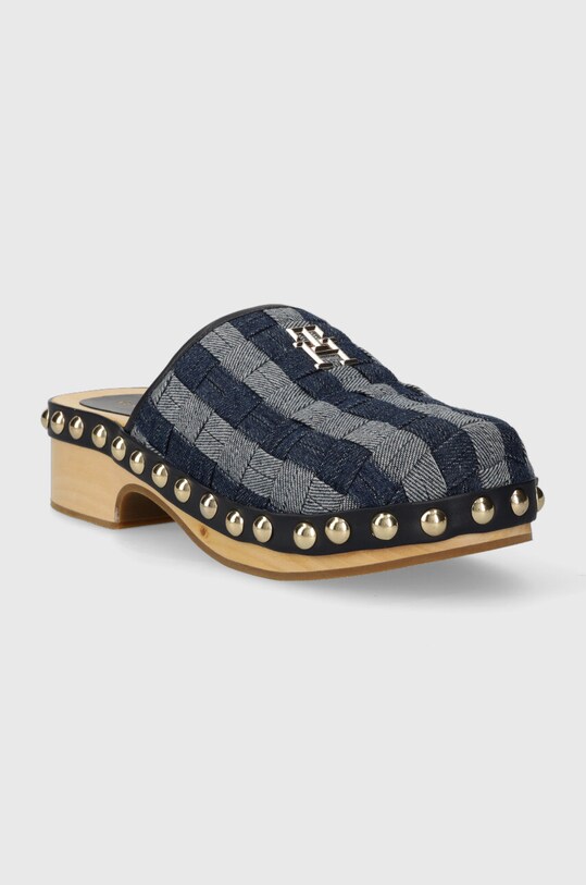 Pantofle Tommy Hilfiger TH DENIM CONTRAST CLOG FW0FW07410 námořnická modř AW23
