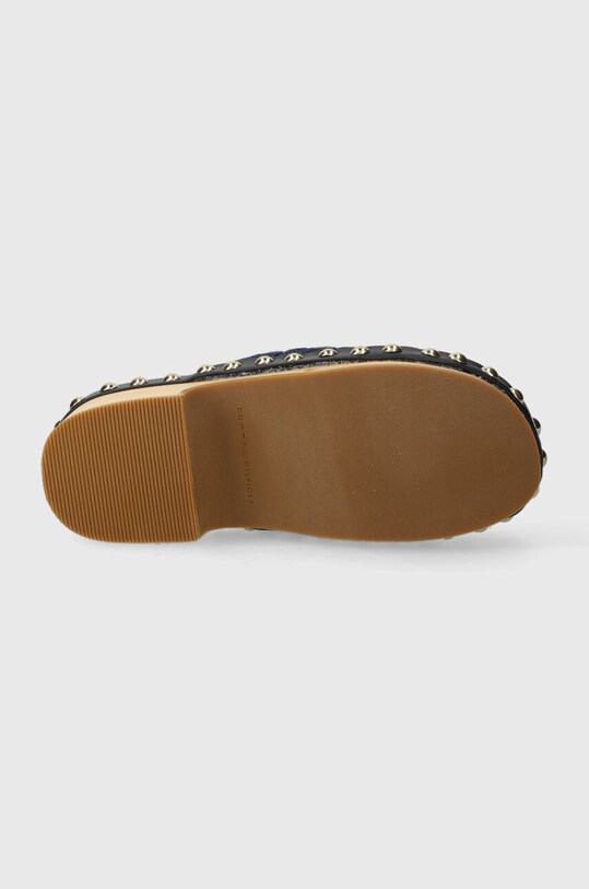 Pantofle Tommy Hilfiger TH DENIM CONTRAST CLOG FW0FW07410 námořnická modř