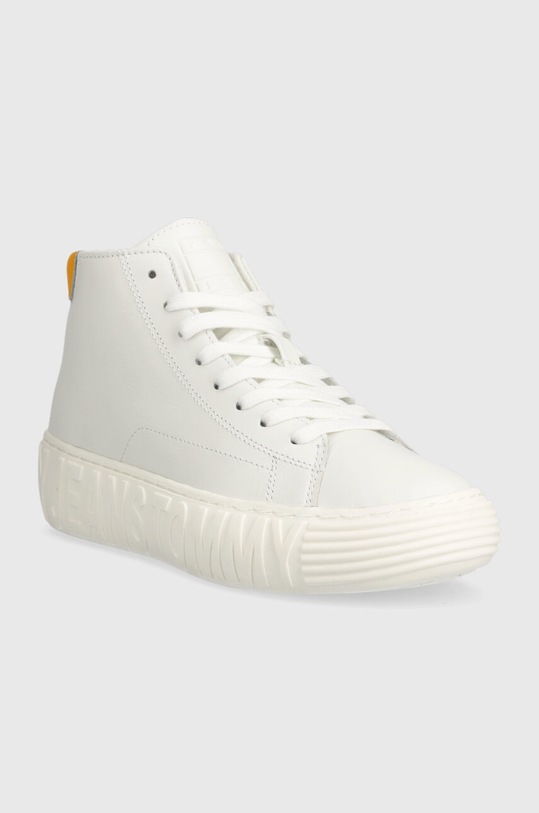 Кожаные кроссовки Tommy Jeans TJW NEW CUPSOLE LEATHER EN0EN02213 белый AW23