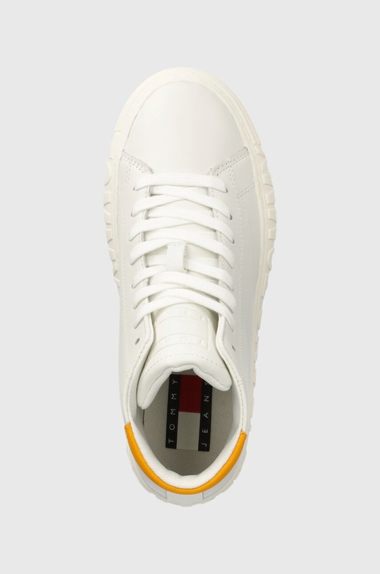 Кожаные кроссовки Tommy Jeans TJW NEW CUPSOLE LEATHER белый EN0EN02213