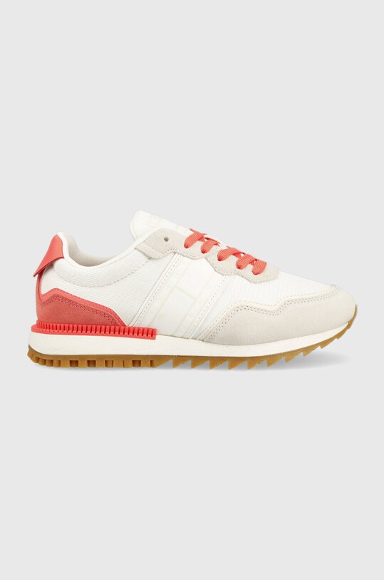 Кросівки Tommy Jeans TJW RETRO RUNNER лицьова шкіра білий EN0EN02214