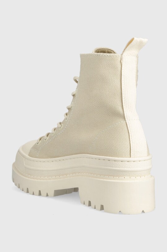 Încălțăminte Tommy Jeans botine TJW FOXING CANVAS BOOT EN0EN02216 bej