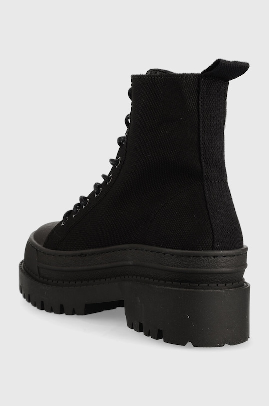 Παπούτσια Μποτάκια Tommy Jeans TJW FOXING CANVAS BOOT EN0EN02216 μαύρο