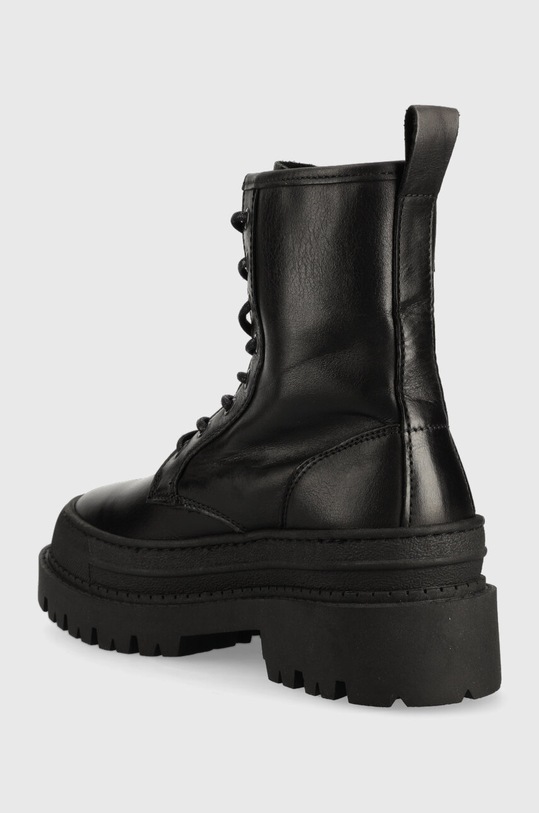 Παπούτσια Δερμάτινα workers Tommy Jeans TJW FOXING LACE UP EN0EN02217 μαύρο