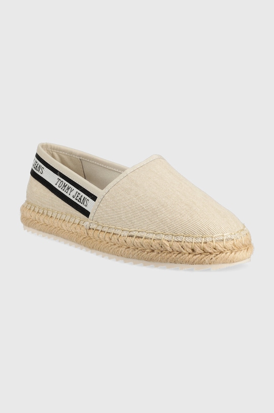 Εσπαντρίγιες Tommy Jeans TJW FLATFORM WEBBING EN0EN02362 μπεζ AW23