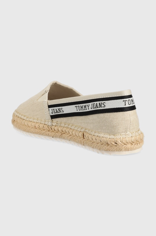 Παπούτσια Εσπαντρίγιες Tommy Jeans TJW FLATFORM WEBBING EN0EN02362 μπεζ