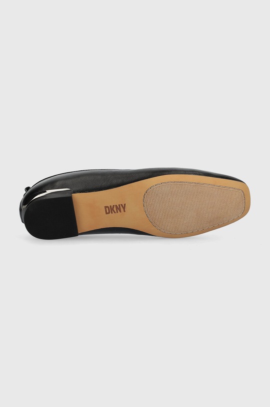 Dkny baleriny skórzane K3300818 K3300818.BLK czarny