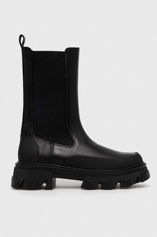 Dkny ghete chelsea de piele Jonie neizolat negru K3366233.BLK