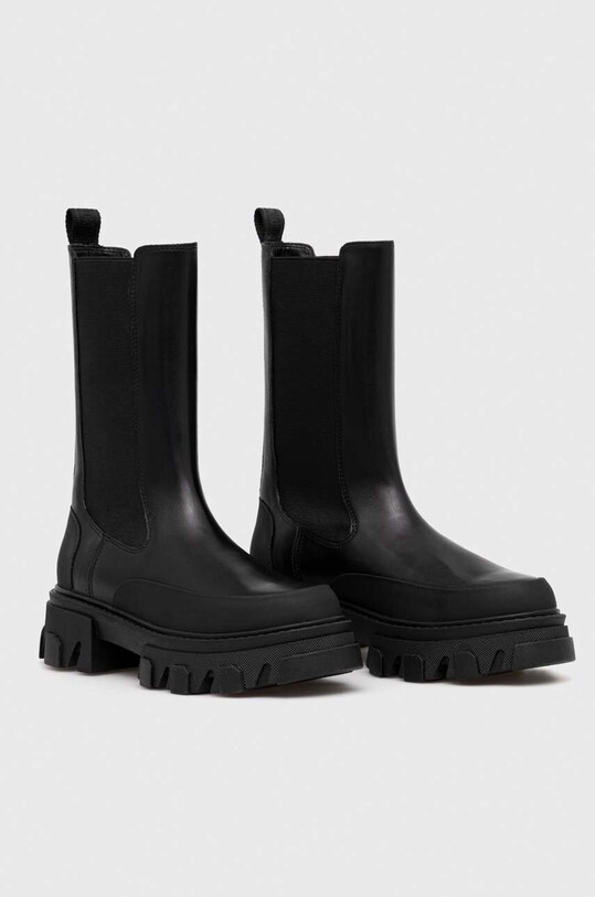 Dkny sztyblety skórzane Jonie K3366233.BLK czarny AW23