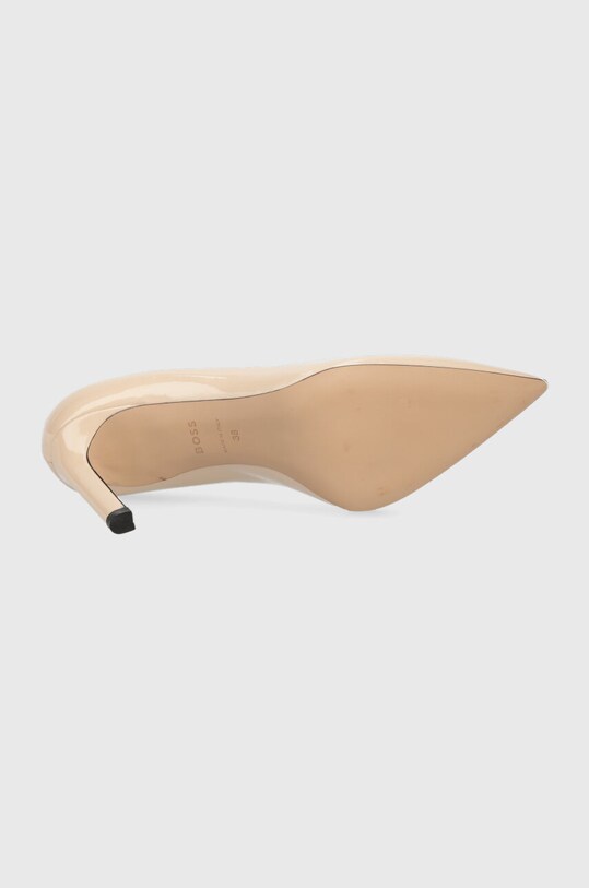 Шкіряні туфлі BOSS Janet Pump 90-P_N 50498758.272 бежевий