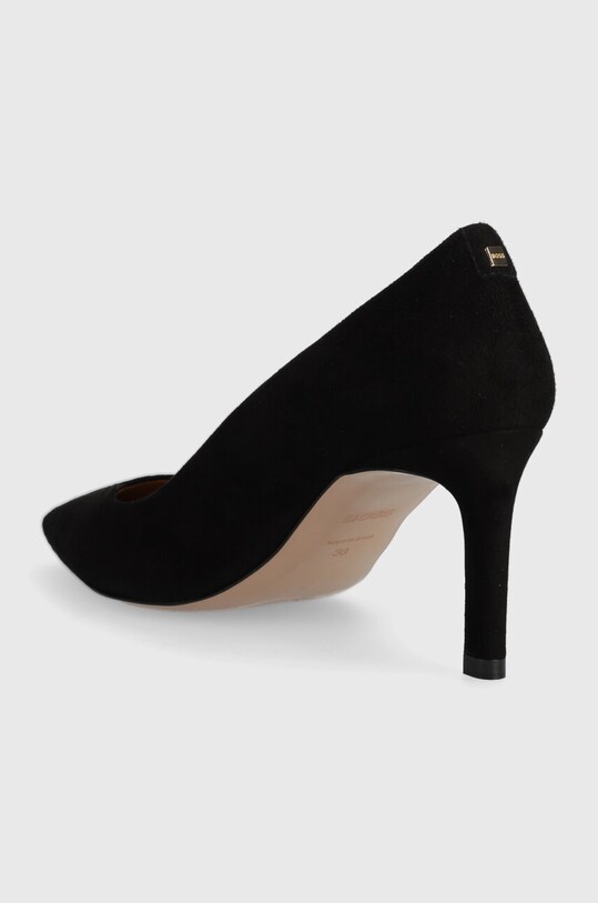 Încălțăminte BOSS tocuri din piele intoarsa Janet Pump 70-S_N 50498810.001 negru