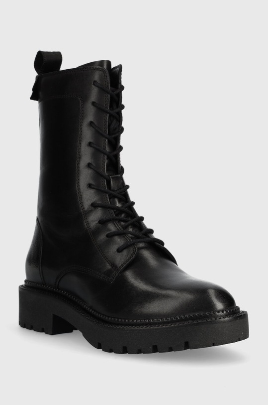 Δερμάτινες μπότες Gant Kelliin 27541350.G00 μαύρο AW23