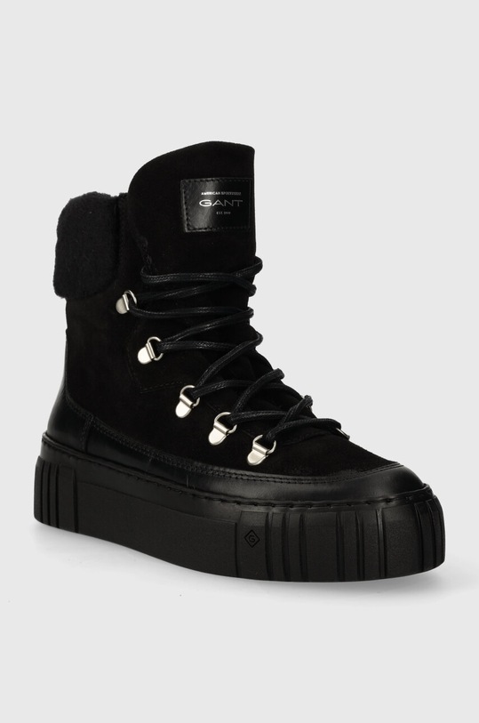 Gant cizme din piele intoarsa Snowmont 27543368.G00 negru AW23