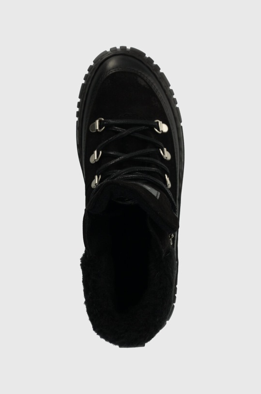 Gant cizme din piele intoarsa Snowmont negru 27543368.G00