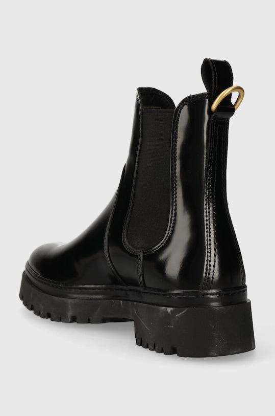 Încălțăminte Gant ghete chelsea de piele Aligrey 27551324.G00 negru