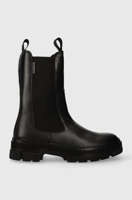 Gant ghete chelsea de piele Monthike neizolat negru 27551356.G00