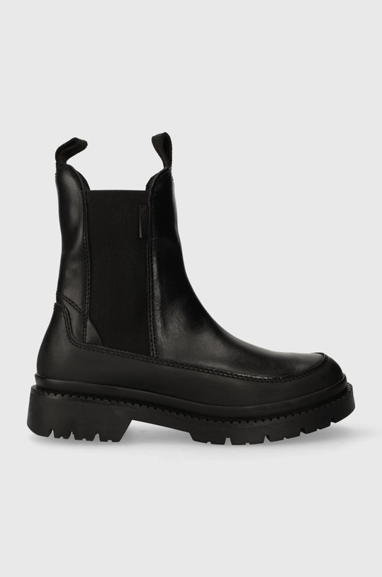 Gant sztyblety skórzane Prepnovo płaski czarny 27551396.G00